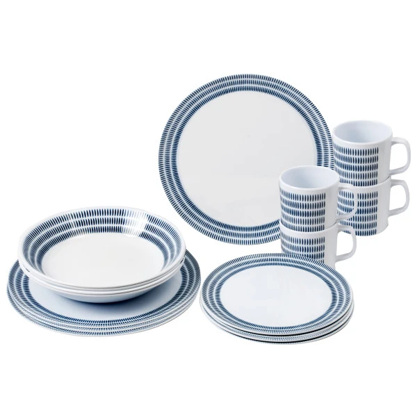 Brunner Melamine Set Bluebay - Set Of Dishes 3 Brunner Melamine Set Bluebay - Set Of Dishes
