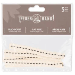 Feuerhand Flat Wick 12.5 Mm X 12 Cm (5 Pcs)