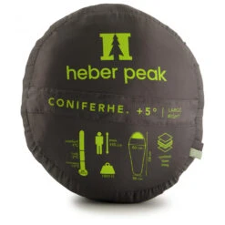 ConiferHe. +5°C - Synthetic Sleeping Bag -Robe Outdoor Shop heber peak coniferhe 5 c synthetic sleeping bag detail 9