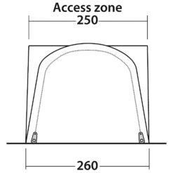Outwell Newburg 160 Air - Motorhome Awning -Robe Outdoor Shop outwell newburg 160 air motorhome awning detail 4
