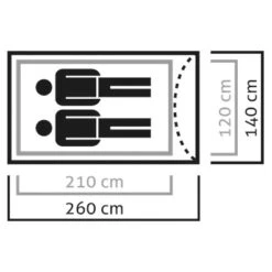 SALEWA Litetrek II Tent - 2-person Tent -Robe Outdoor Shop salewa litetrek ii tent 2 person tent detail 2