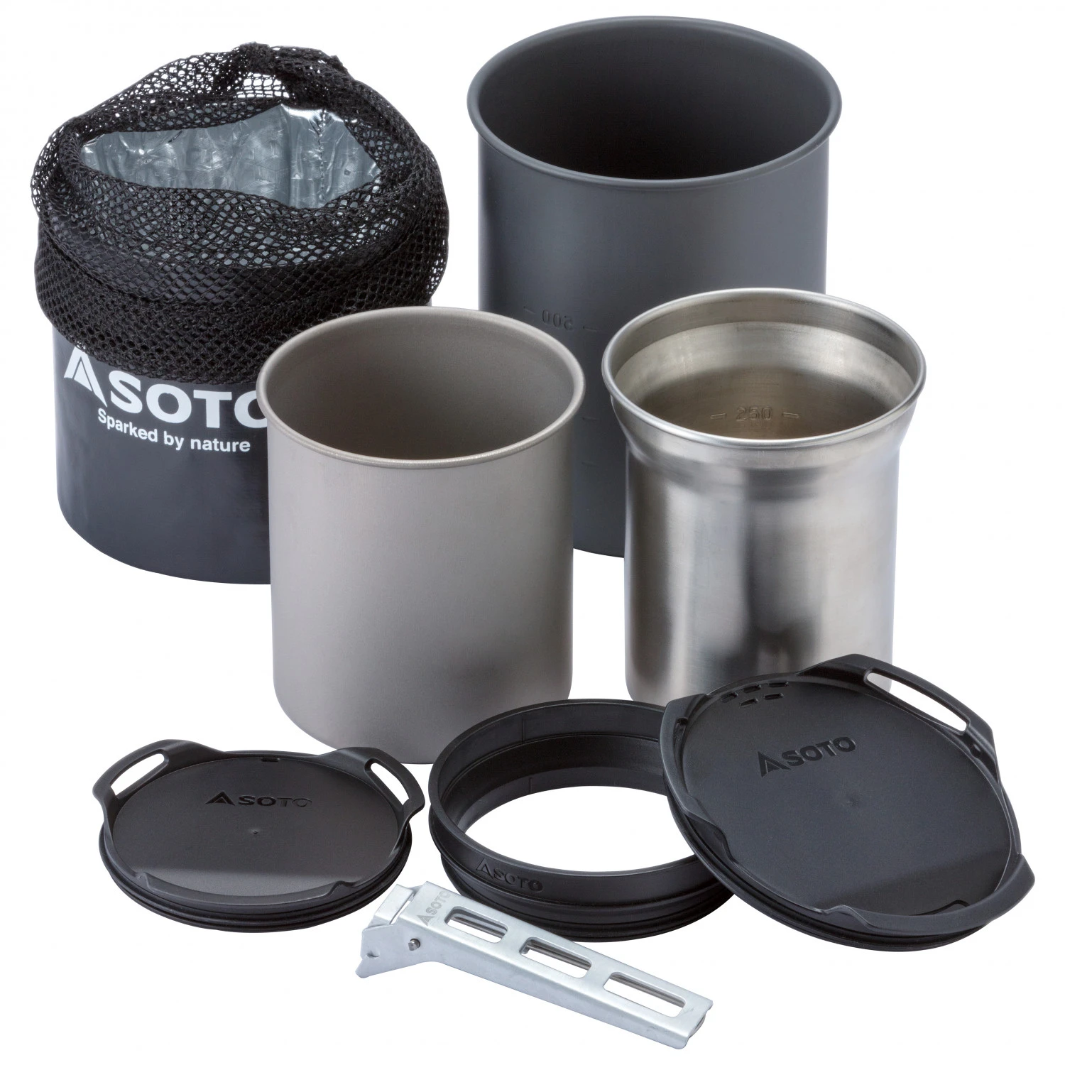 Soto Thermostack + Cook Set Combo - Pot 3 Soto Thermostack + Cook Set Combo - Pot