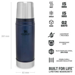 Stanley Classic Vakuum-Flasche - Insulated Bottle 10 Stanley Classic Vakuum-Flasche - Insulated Bottle -Robe Outdoor Shop stanley classic vakuum flasche insulated bottle detail 4