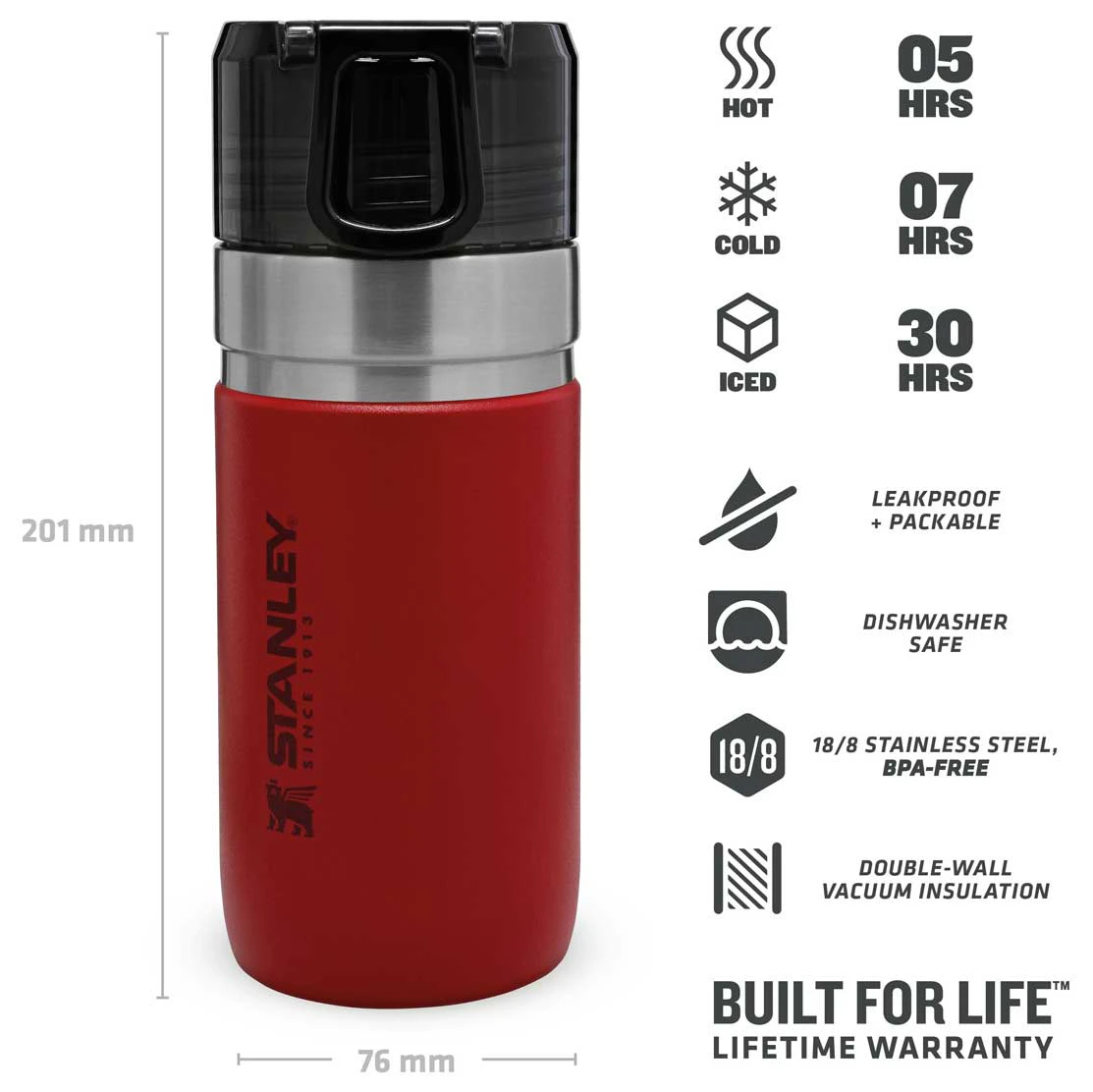 Stanley Go Series Water Bottle - Insulated Bottle 6 Stanley Go Series Water Bottle - Insulated Bottle - Image 4