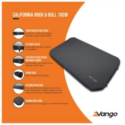 Vango California Rock & Roll - Sleeping Mat -Robe Outdoor Shop vango california rock roll sleeping mat detail 2