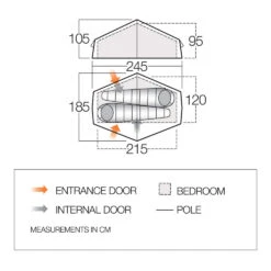 Vango Nevis 200 - 2-person Tent 5 Vango Nevis 200 - 2-person Tent -Robe Outdoor Shop vango nevis 200 2 person tent detail 2