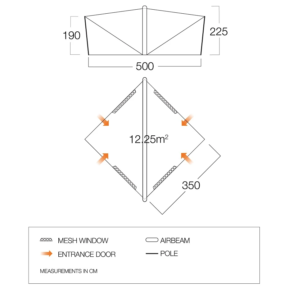 Vango Trigon Airhub - Group Tent 6 Vango Trigon Airhub - Group Tent - Image 4