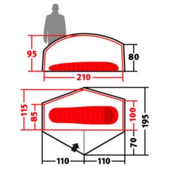 Wechsel Trailrunner - 1-person Tent -Robe Outdoor Shop wechsel trailrunner 1 person tent detail 6