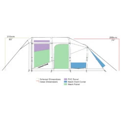 Evo TM V2 - 4-person Tent -Robe Outdoor Shop zempire evo tm v2 4 person tent detail 7